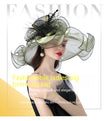 Polyester Street Shot Flower Sun Hat Fashion Personality Easy To Match
