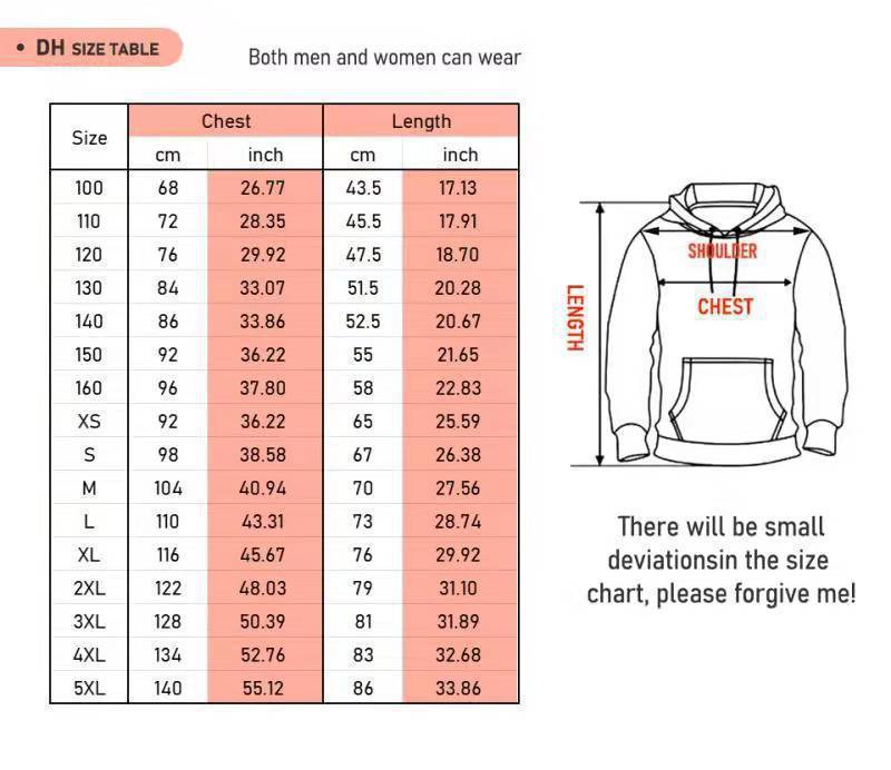 Alpscommerce 3D Sweater Digital Printing Hoodie