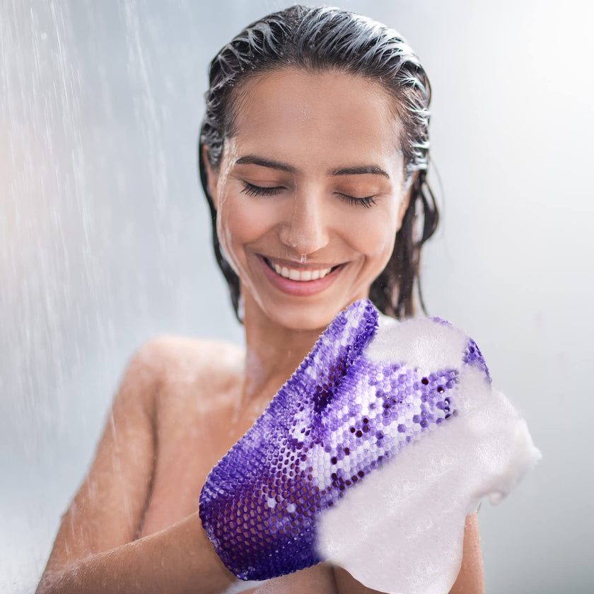 Unisex Bath Glove Honeycomb Type
