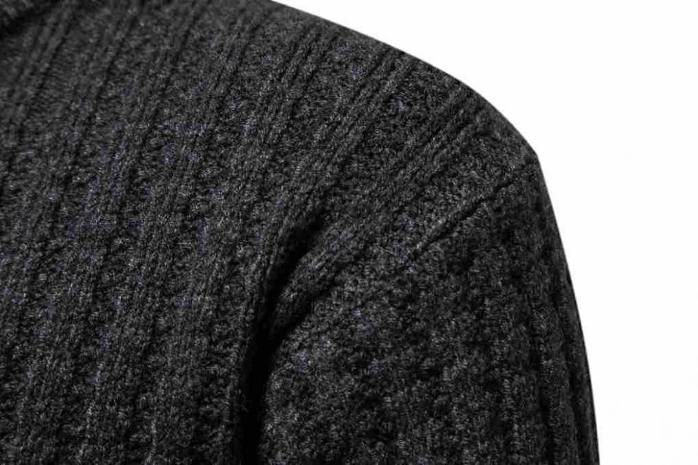 Men's Knitwear Solid Color Round Neck Fashion Sweater
