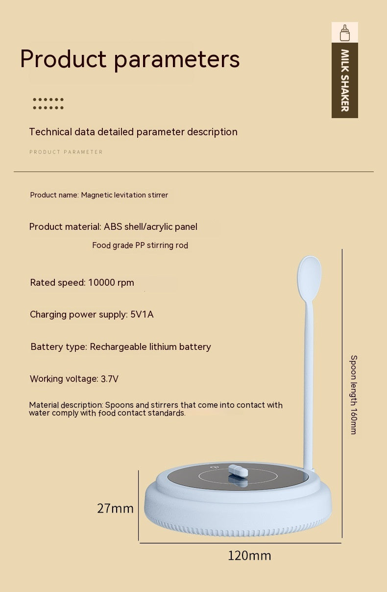 Electric Coffee Stirring Cup Baby Milk Shake Machine