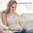 Hands-free Painless Portable Electric Breast 3-mode Rechargeable Travel Breast