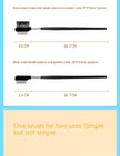 Steel Needle Lash Comb Mascara Brush Single Makeup