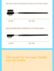 Steel Needle Lash Comb Mascara Brush Single Makeup