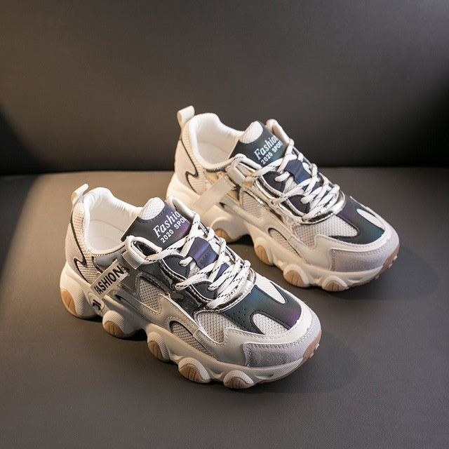 Breathable wild daddy shoes women
