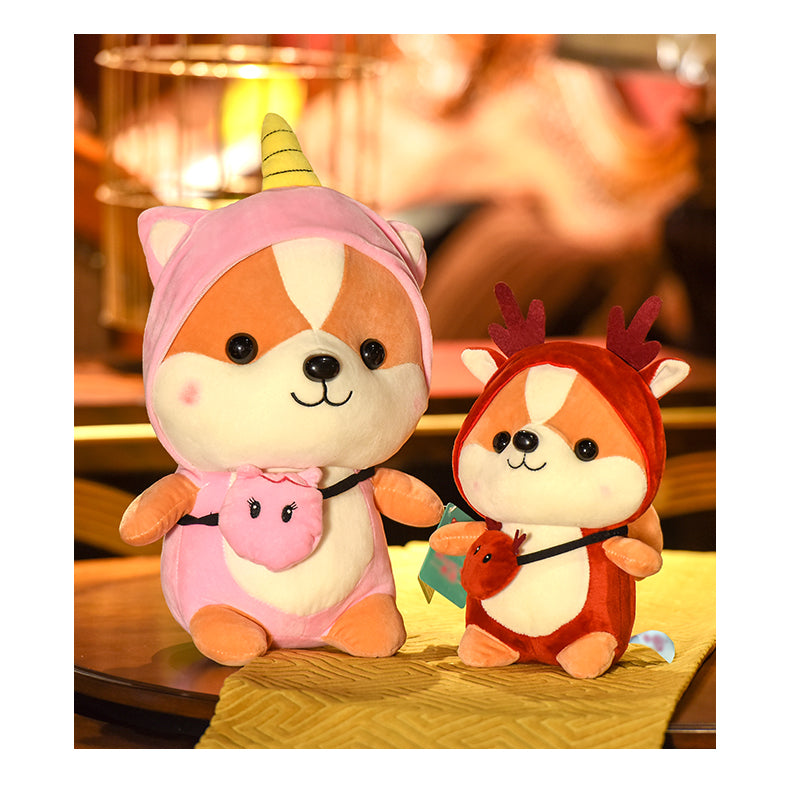 Creative Squirrel Doll Cute Mutable Dinosaur Plush Toy Children's Doll Birthday Gift Doll