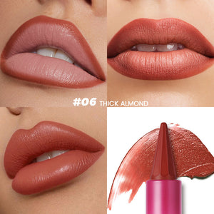 Matte Finish Lipstick Lip Liner Two-in-one