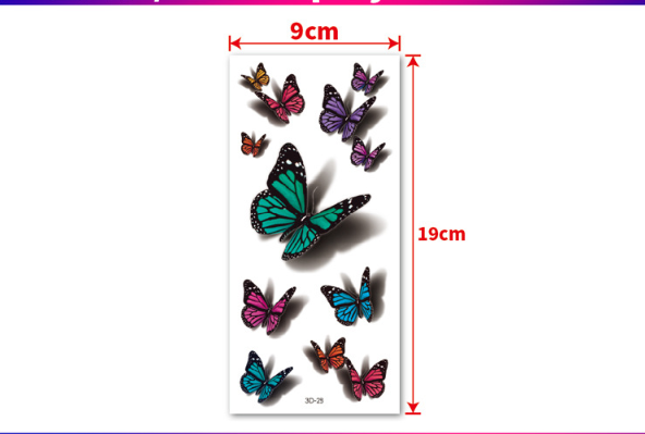 Waterproof tattoo sticker