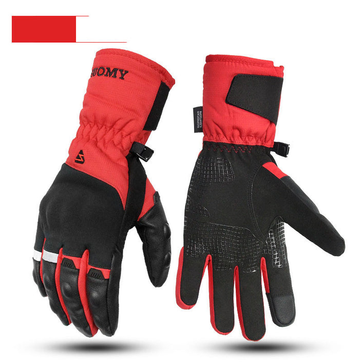 Waterproof Warm Four Seasons Winter Motorcycle Riding Gloves