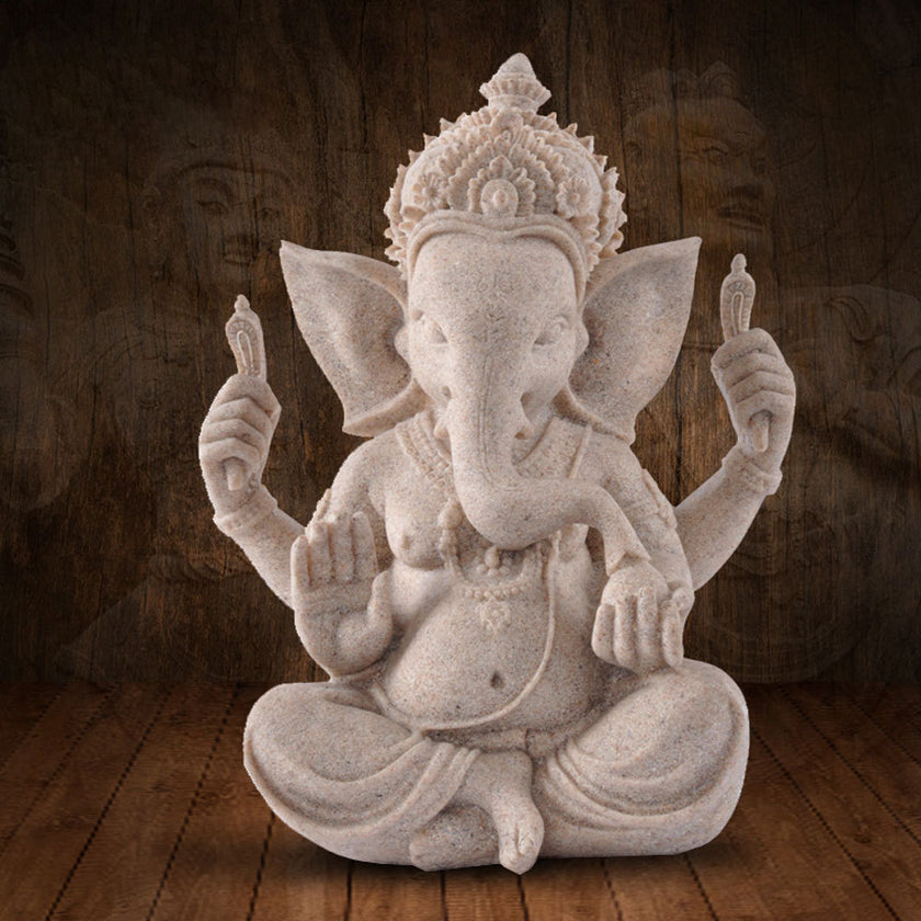 Hindu rock statue