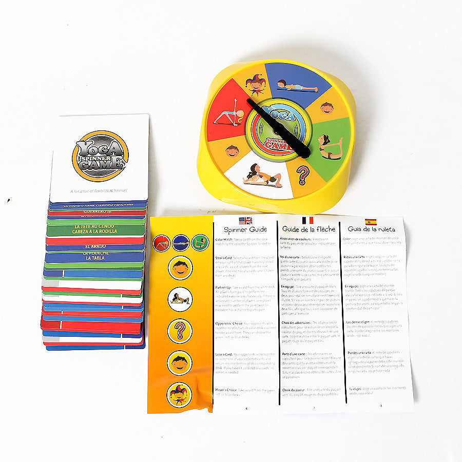 Parent-child interactive board game sports card game