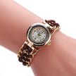 Fashion Leisure High Quality Woman Watch Women Knitting Rope Chain Winding Analog Quartz Movement Wrist Watch