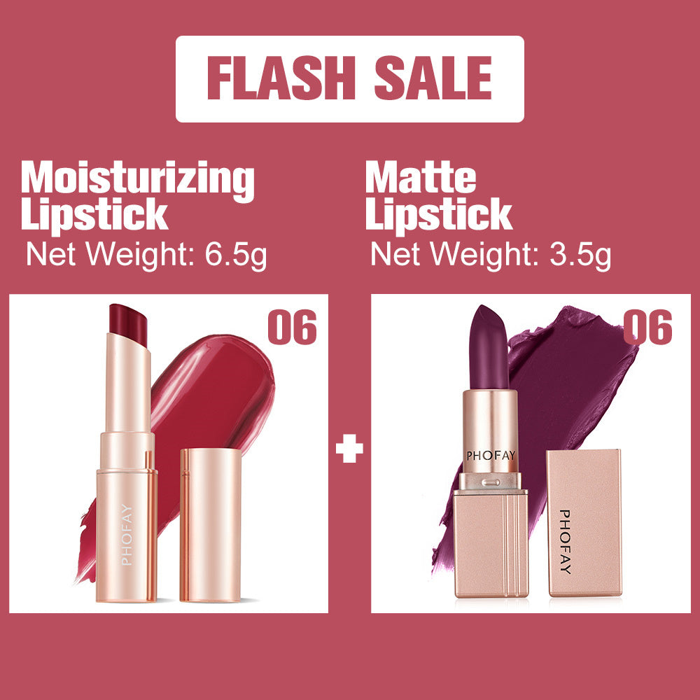 PHOFAY Moisturizing Lipstick And Matte Lipstick
