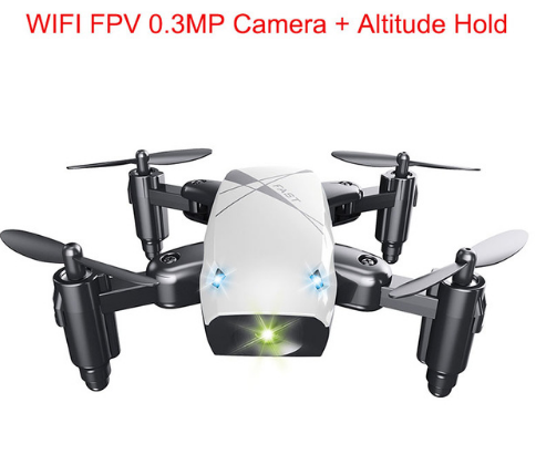 Micro Foldable RC Drone 3D Bearing Steering Wheel Remote Control Quadcopter Toys
