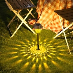 Plastic Garden Courtyard Festive Landscape Decorative Lights