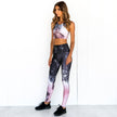Sport stretch pants Women Yoga Gym suit Tops Leggings