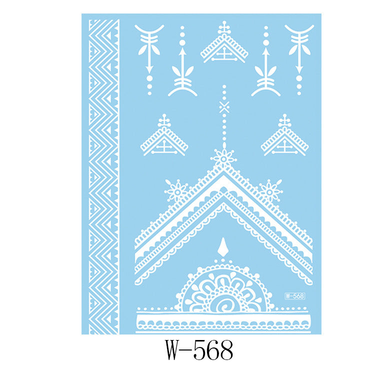 Lace tattoo stickers