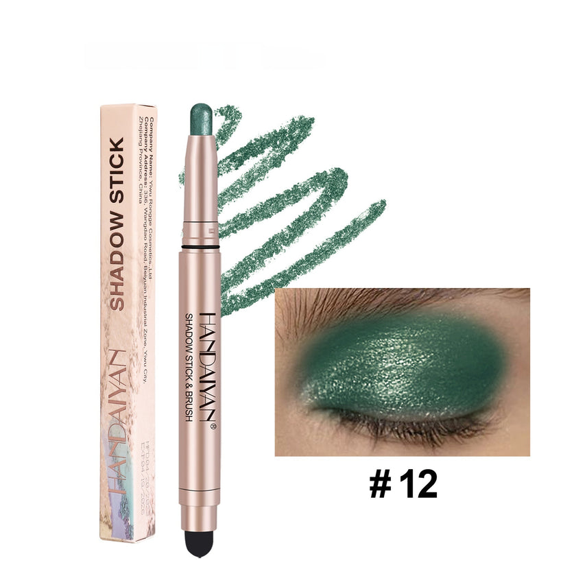 Crouching Silkworm Women's High-gloss Pearlescent Eye Shadow Stick