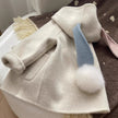New Cute Bunny Double-sided Cashmere Coat