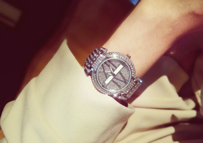 Diamond Women Watches Fashion Brand Stainless Steel Bracelet