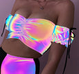 Color reflective low chest wrapped chest