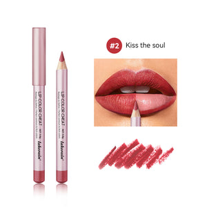 Mini Wooden Pole Lip Liner Long Lasting Matte