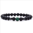 Weathered stone female energy yoga bracelet