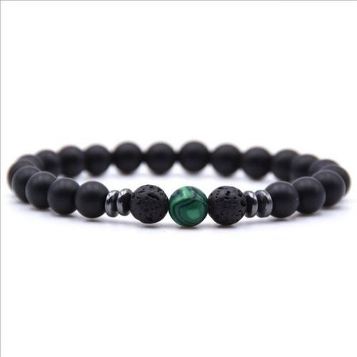 Weathered stone female energy yoga bracelet
