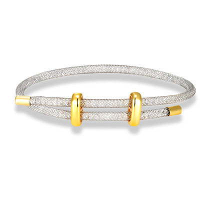 Rhinestone Net Fashion Star Bracelet