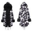 European and American women's long cotton coat