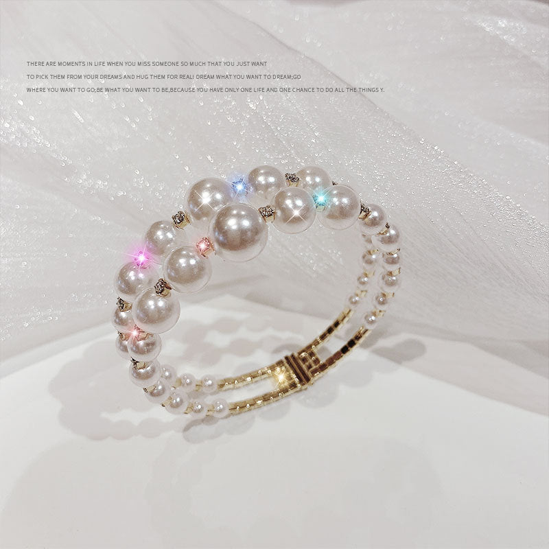 Pearl Opening Bracelet Ins Special-interest Design