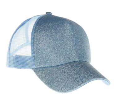 Casual Sunshade Duck Tongue Net Hat Ladies Ponytail