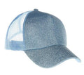 Casual Sunshade Duck Tongue Net Hat Ladies Ponytail