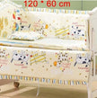 Five-piece cotton baby bedding 5 pcs set sheet blanket and more