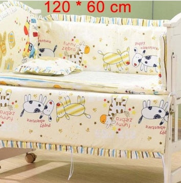 Five-piece cotton baby bedding 5 pcs set sheet blanket and more