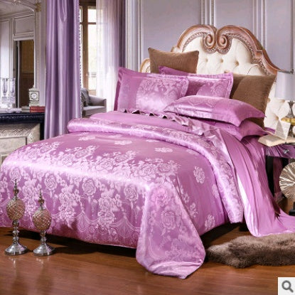 Luxury Bedding Satin Jacquard Modal Cotton Tencel Set