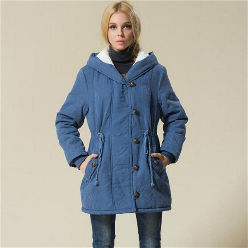 Hooded coat