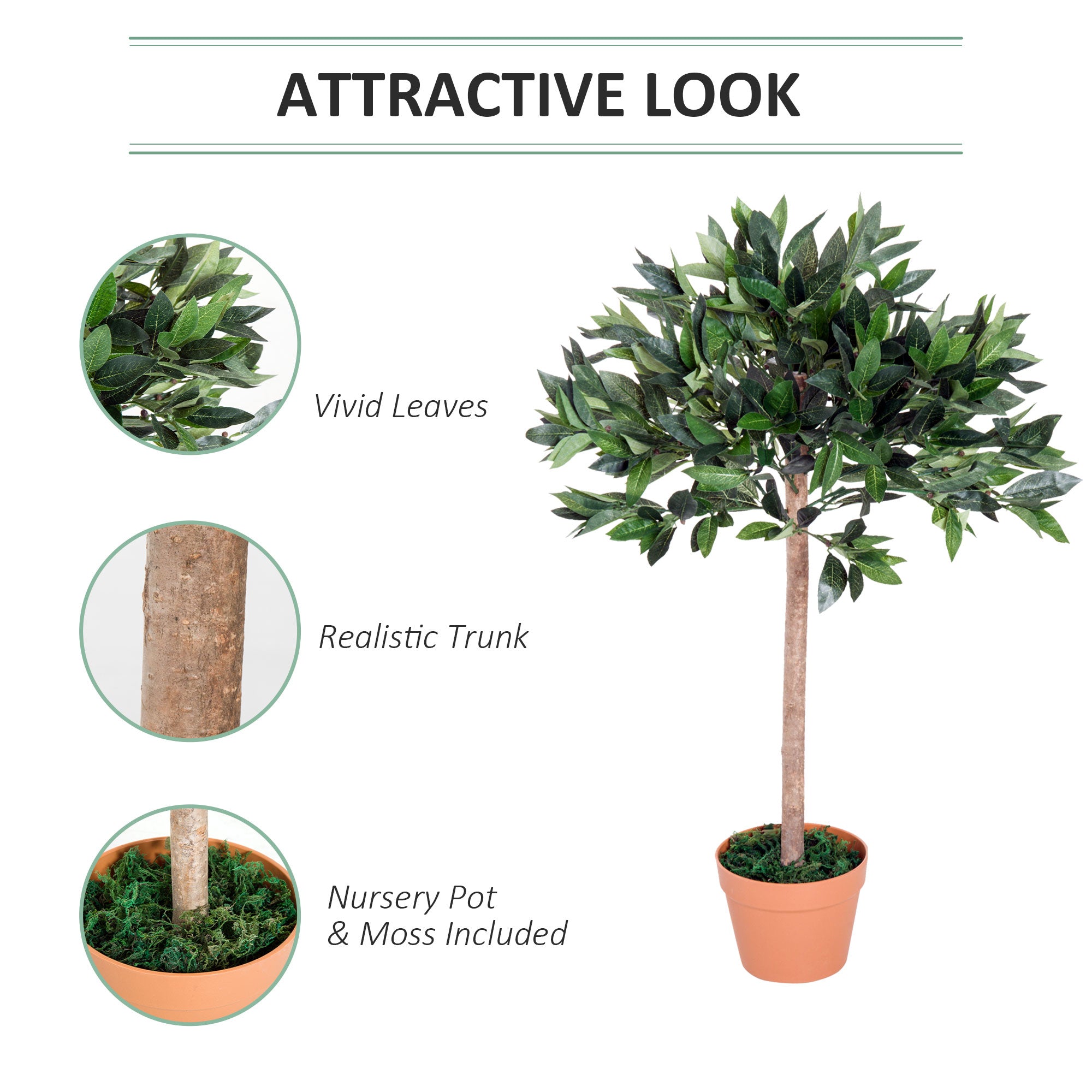 3ft Artificial Olive Tree Indoor Plant Greenery For Home Office Potted In An Orange Pot Set Of 2