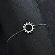 Hollow 18K Gold Sun Bracelet