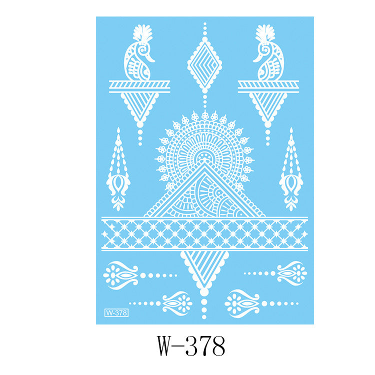 Lace tattoo stickers