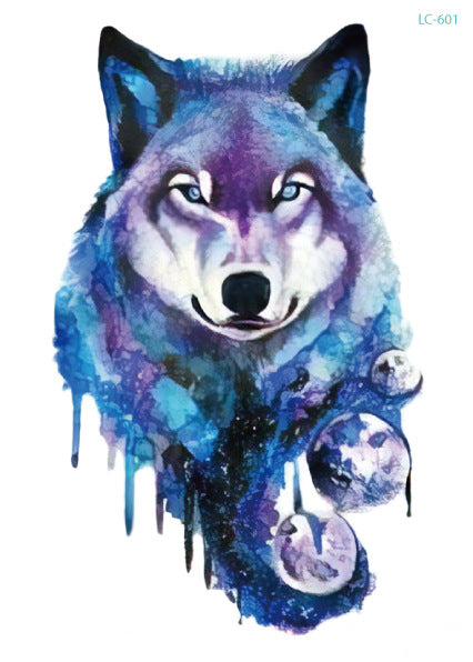 Original Personality Wolf Tattoo Sticker Animal
