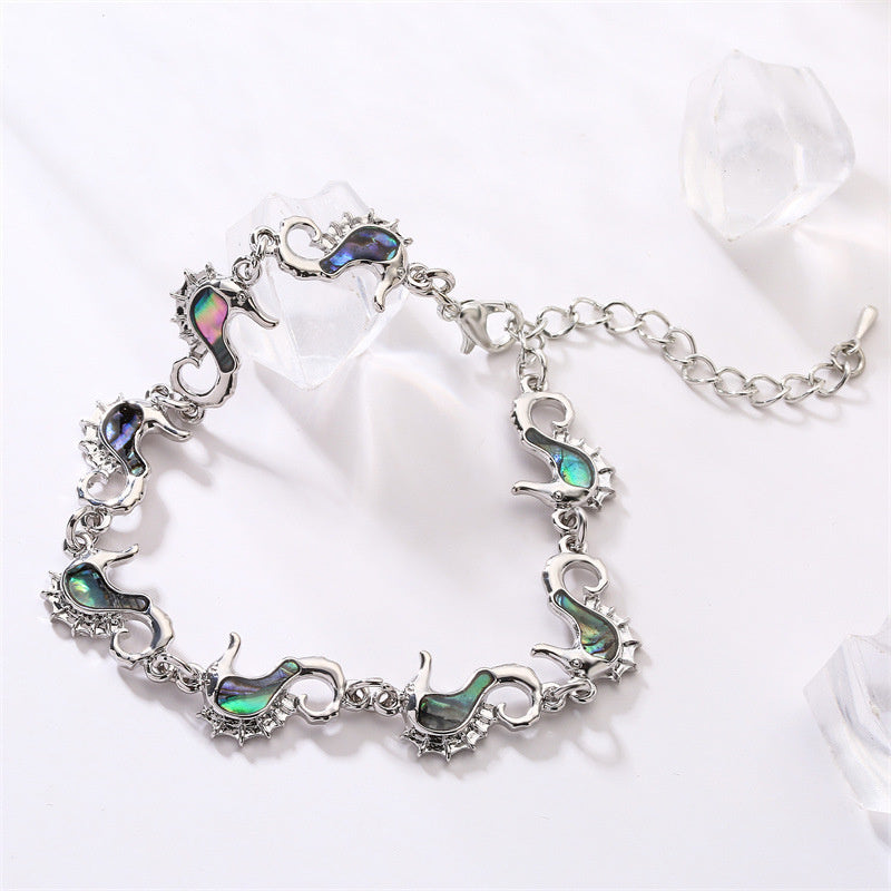 Animal Whale Penguin Butterfly Shell Abalone Bracelet