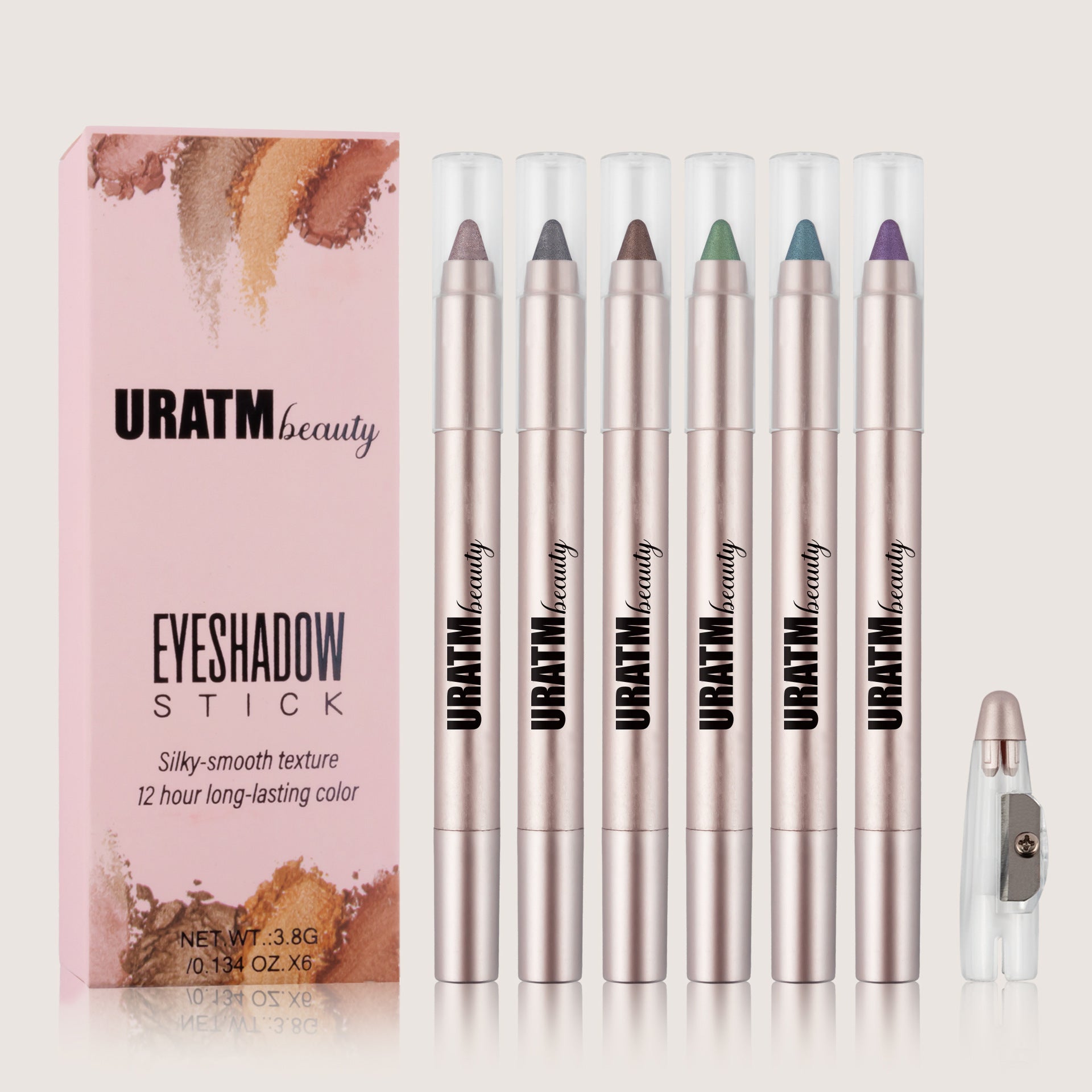 6-color Pearlescent Eyeliner Pen Suit Not Smudge