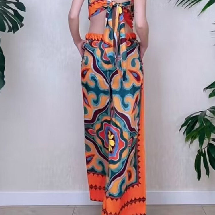 Vintage Silk Satin Texture Shirt Top