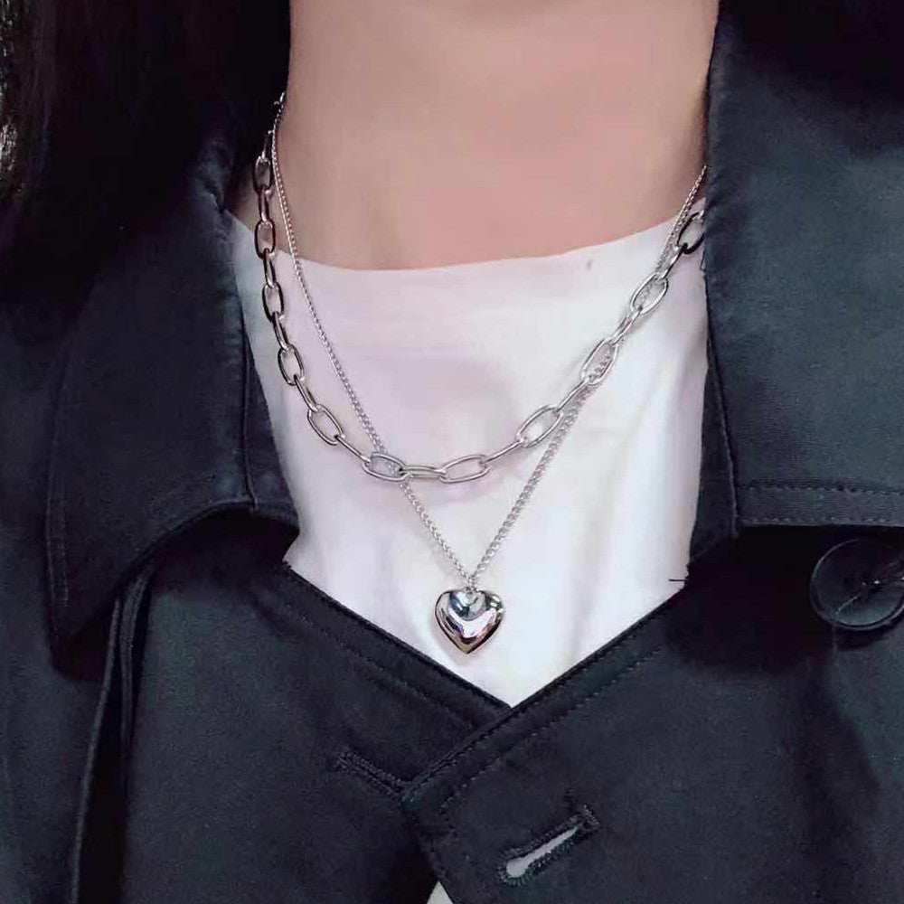 Fashion Love Pendant Sweater Chain