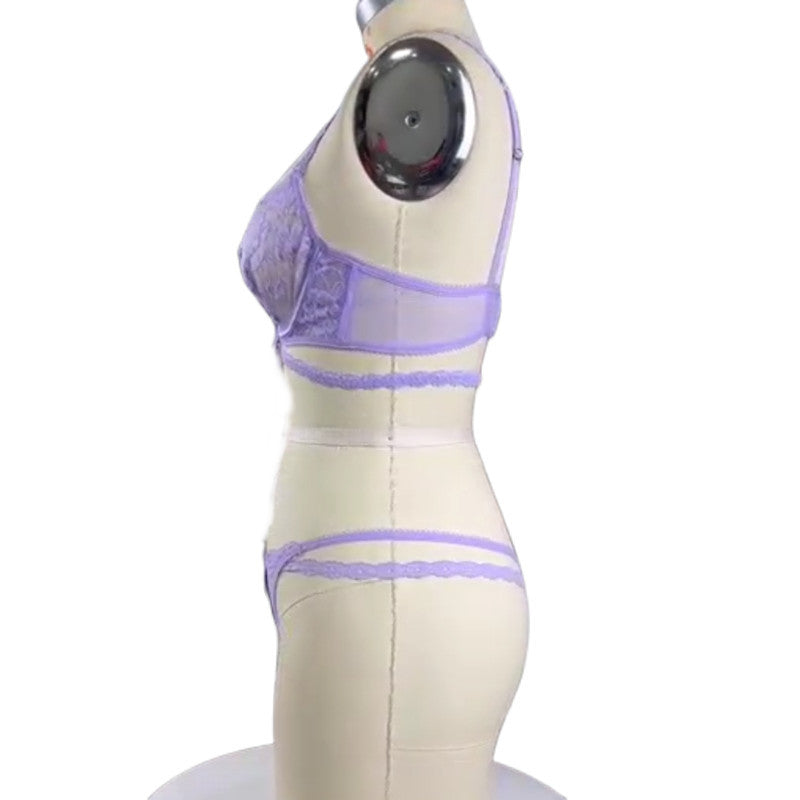 Lace Underwear Ultra-thin Embroidery Set