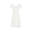 Fashionable White Slimming Dress For Women