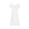 Fashionable White Slimming Dress For Women