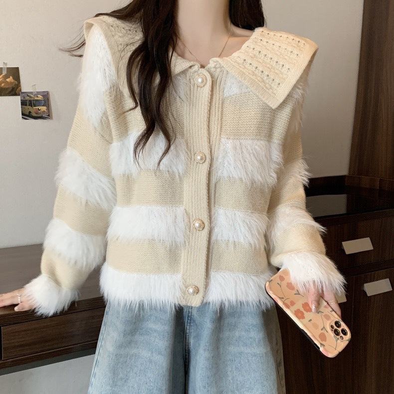 Sweater Coat For Women Autumn And Winter Mink Fur