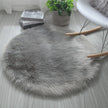 Living Room Bedroom Round Solid Color Carpet